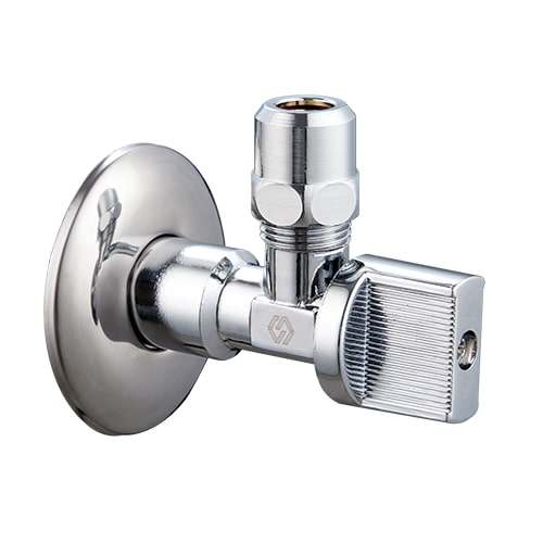 Кран вентильный для подключения сантехнических приборов MVI 1/2"x3/8" наружная -наружная резьба