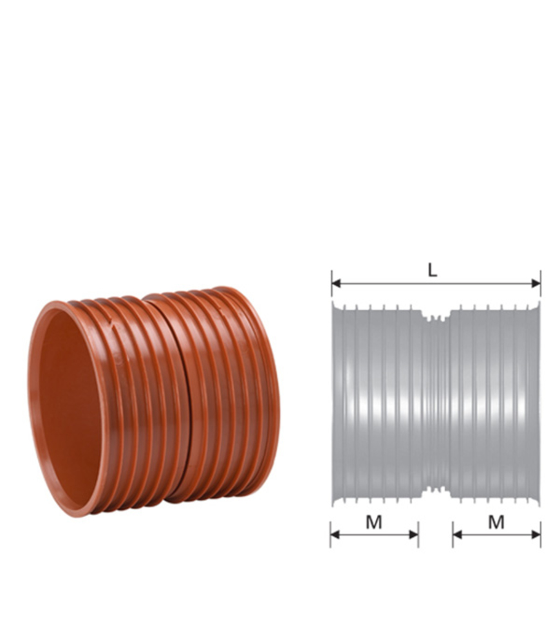 UPONOR МУФТА ДВОЙНАЯ ULRTA RIB2 Д.160ММ '1C