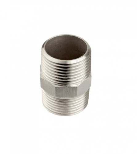 СДВОЕННЫЙ НИППЕЛЬ (НЕРЖ. СТАЛЬ) NIPPEL-DOPPEL R11/2" L=85mm 1.4571