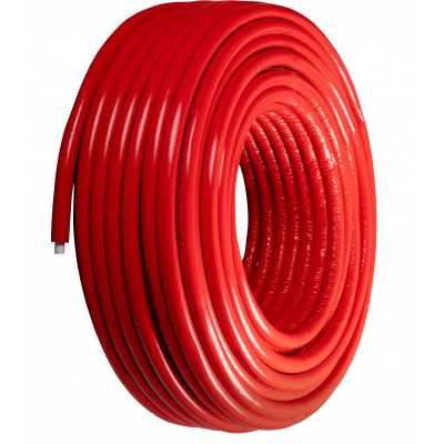 USYSTEMS труба Radi Pipe PN10 25x3,5 в теплоизоляции 6 мм красной бухта 25м '25Ф