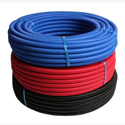 Труба HENCO STANDARD в красной гофре, PEXc-AL-PEXc, 32х3, бухта 25 метров