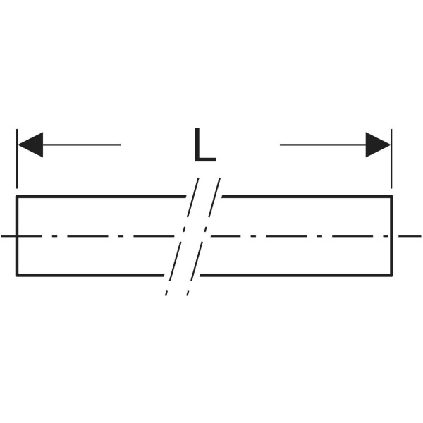 Направляющий опорный желоб, оцинкованный и окрашенный: di=160мм, Geberit