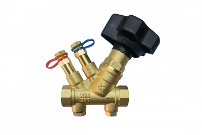 Ручной балансировочный клапан MVT-R DN20 PN16, Kvs=5,19 м³/ч, Tmax=120 °С, внутренняя резьба, корпус-латунь, Ридан
