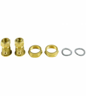 Шаровой вентиль с накидной гайкой (комплект) Union valve set 1 1/4"-22