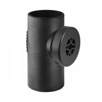 Ревизия Silent-db20 90°, с круглым окном технического обслуживания: d=135мм, Geberit