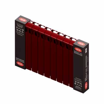 Радиатор биметаллический Rifar Monolit 3/4 500/10 Бордо