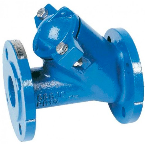 Клапан обратный шаровой CBL4240 DN 65 PN 10, фланцевый, корпус-чугун, шар-алюминий+нитрил, Tecofi