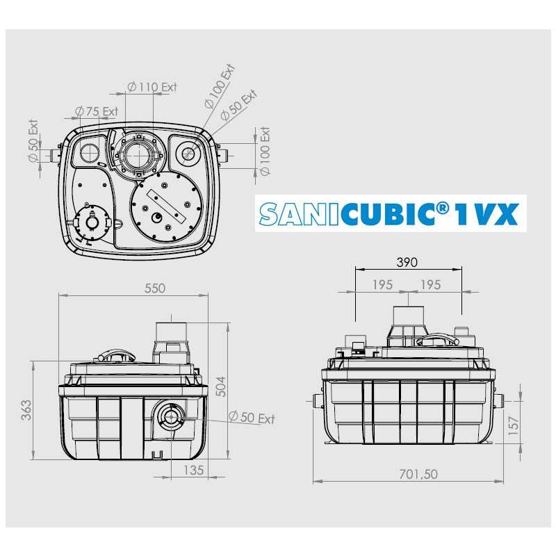 Канализационная станция SFA SANICUBIC 1 XL VX IP68