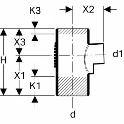 Тройник Silent-db20 88,5°: d=160мм, d1=135мм, Geberit