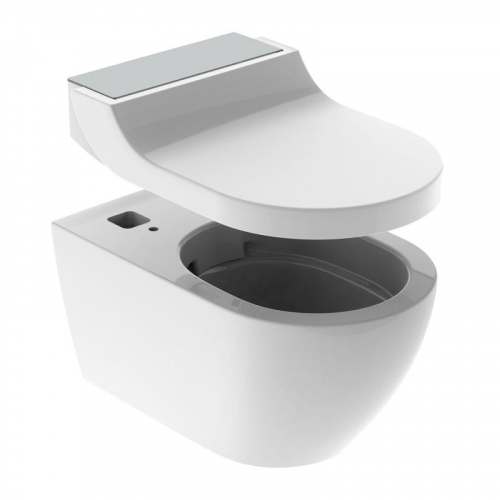 Крышка-биде AquaClean Tuma Comfort: Нержавеющая сталь матированная, Geberit