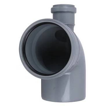 Отвод с фронт. патрубком (выход вверх) ПП D 110/050*87°