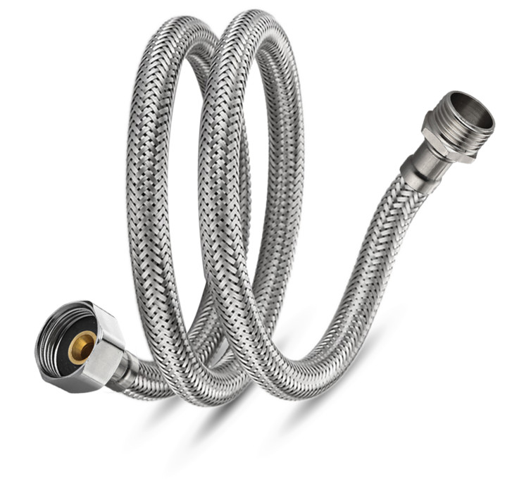 Гибкая подводка для воды с внутренним шлангом из PEX 1/2" г/ш-30см