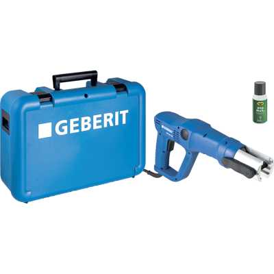 Прессовый инструмент EFP 203 [2], 230 В, в футляре: Вес=8.170кг, Geberit