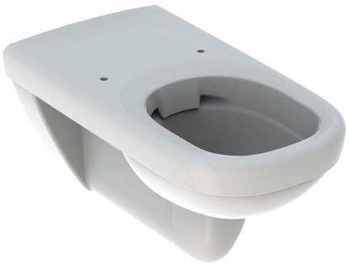 Подвесной унитаз вертикальный смыв Geberit Renova Comfort Square, удлиненный вылет, Rimfree: T=70см, Белый