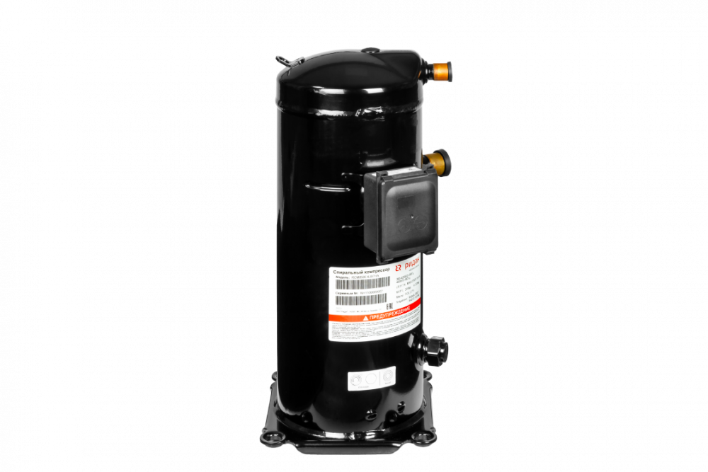 Компрессор спиральный RCM015E4LB7HC, холодопроизвод: 3710 Вт, хладагент: R404A, объем производ: 5,8 м3/ч, 3x380-420 В/50 Гц, 3x460 В/60 Гц, патрубки под пайку и резьбу, пром упак, Ридан