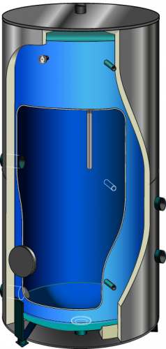 Накопительная емкость эмалированная Atlantic Corhydro 1000L