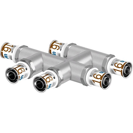 UPONOR S-PRESS PLUS КРЕСТОВИНА 20-16-20 '1У