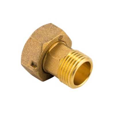 Штуцер для присоединения счетчика MVI 1/2" x 3/4" PN40