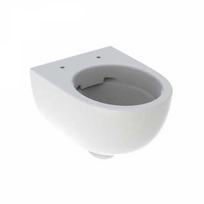 Подвесной унитаз Geberit Renova Compact, с укороченным вылетом, закрытая форма, Rimfree: T=49см, Белый