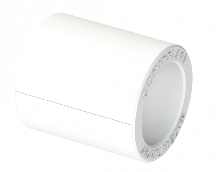 Муфта PP ВВ Dу 110 - белый, SPL-EmirPlast