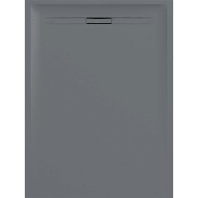 Прямоугольный душевой поддон Geberit Sestra: L=120см, B=80см, Серый / Структура натурального камня
