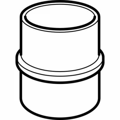 Geberit втулка для анкерных опор, из ПНД, d 50 мм