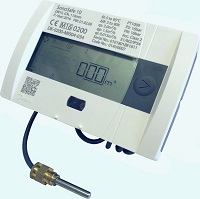 Ridan SonoSafe10/теплосчетчик/номинальный расход 1,5/Ду15/подающий трубопровод/резьбовое присоединение + лист поверки