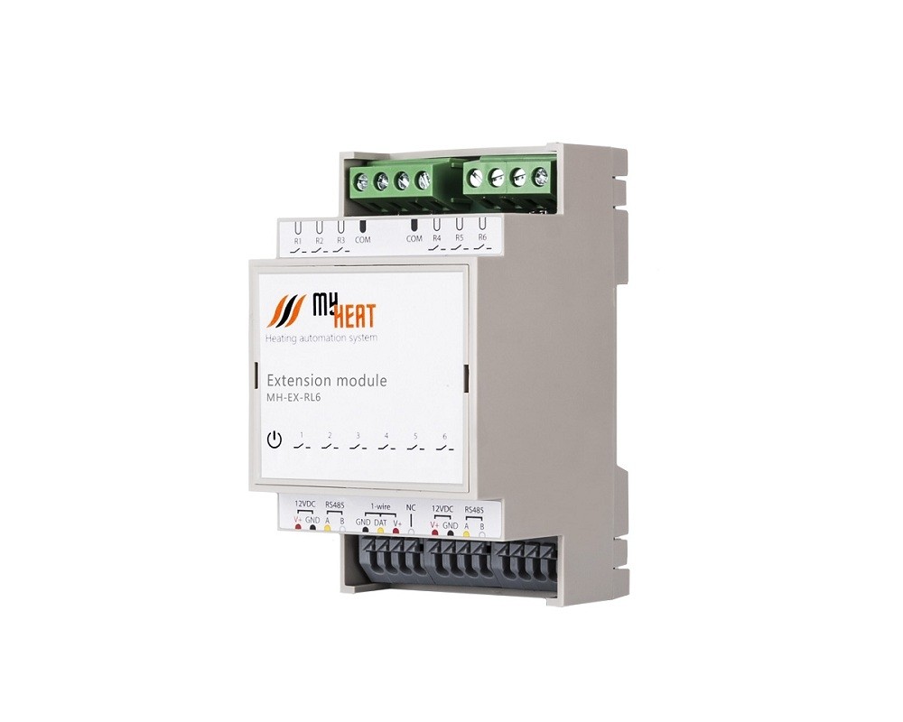 Релейный блок расширения WI-FI MY HEAT RL6W + блок питания