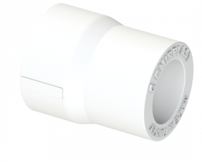 Переходная муфта PP ВН Dу 50X20 - белый, SPL-EmirPlast
