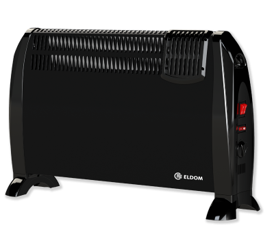 Напольный электрический конвектор ELDOM CF2000-BL EN, 800+1200W, черный.