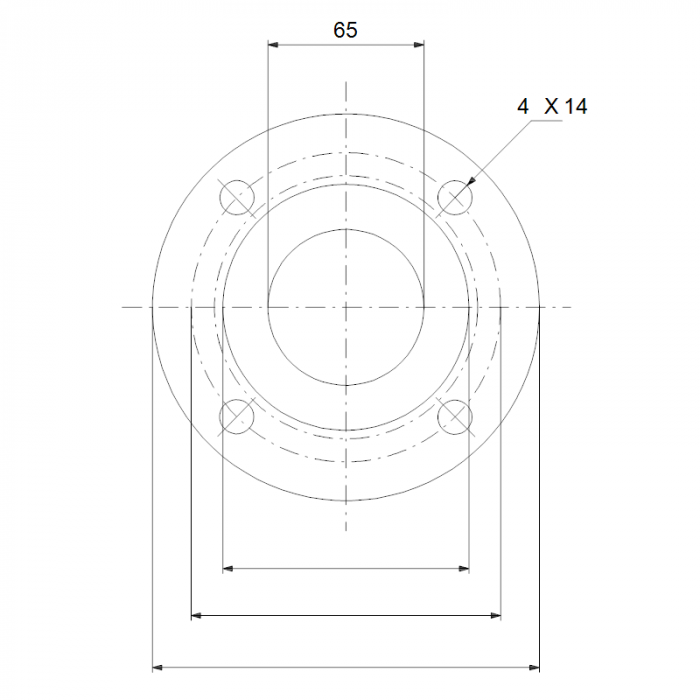 Комплект стальных приварных фланцев (Flange set), DN65 PN6, Grundfos