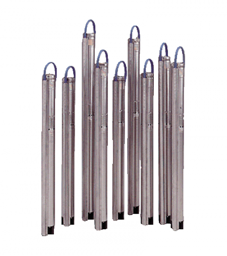 Скважинный насос SQE 2-100, 1x200-240 В, 50/60 Гц, 1,55 кВт, выход RP 1 1/4", кабель-1,5 м, корпус-нержавеющая сталь, колесо-композит, Grundfos