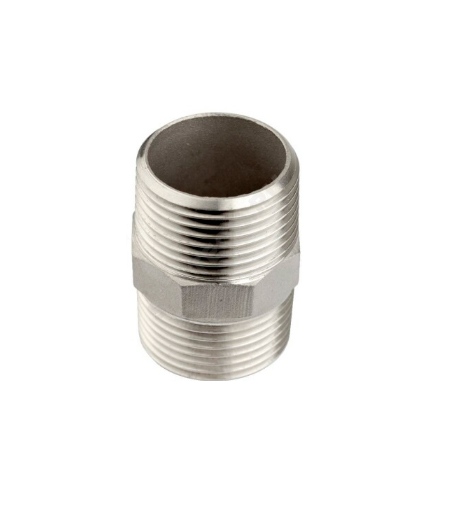 СДВОЕННЫЙ НИППЕЛЬ (НЕРЖ. СТАЛЬ) NIPPEL-DOPPEL R11/2" L=85mm 1.4571