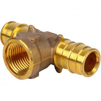 UPONOR Q&E ТРОЙНИК С ВНУТРЕННЕЙ РЕЗЬБОЙ 20-RP1/2"ВР-20 '30И