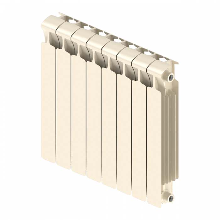 Радиатор биметаллический Rifar Monolit 3/4 500/8 Айвори