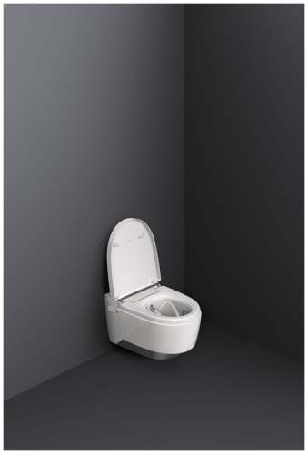Подвесной унитаз-биде AquaClean Mera Comfort: Керамический унитаз: белый / KeraTect, Декоративная панель: белый, Geberit