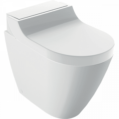 Напольный унитаз-биде Geberit AquaClean Tuma Comfort: Сталь нержавеющая матированная