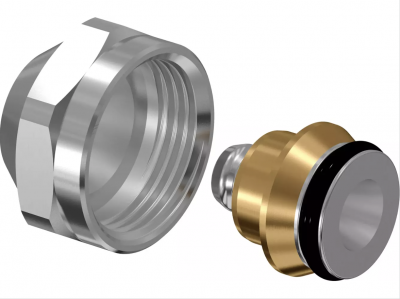 Usystems зажимной адаптер Uni-X латунный MLC 20x2,25-3/4"ВР Евроконус '50И