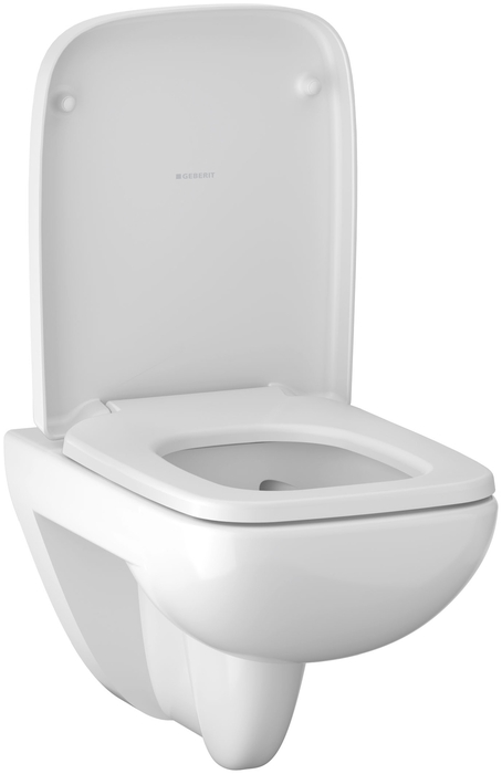 Подвесной унитаз вертикальный смыв Geberit Renova Plan, Rimfree: T=54см, Белый