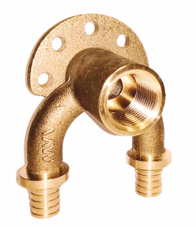 Двойное настенное колено MVI 16x1/2"x16 PN16
