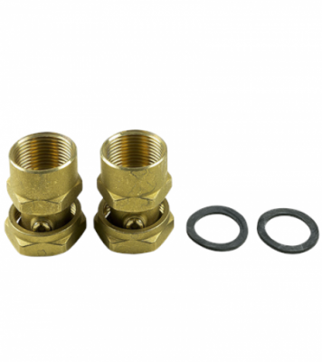 Шаровой вентиль с накидной гайкой (комплект) Union valve set G11/2" x RP11/4"