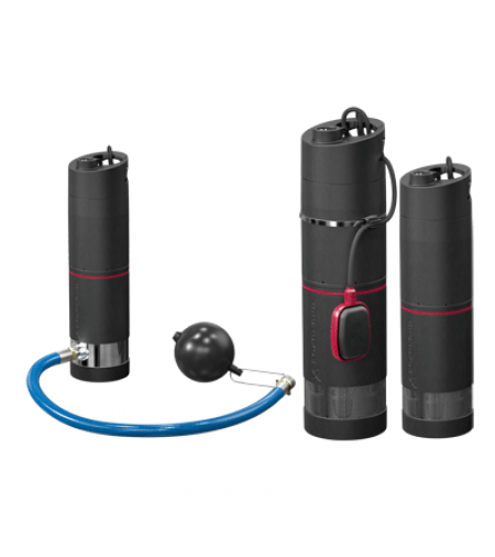 Автоматическая колодезная установка SBA3-35 AW Schuko, GAS IT, 1x230 В, 50 Гц, 0,8 кВт, выход G 1", кабель-15 м, корпус и колесо-композит, Grundfos