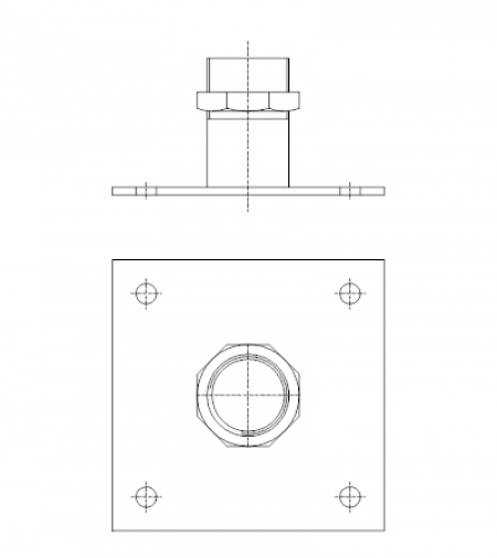КРОНШТЕЙН НАПОЛЬНЫЙ FixBase floormount SMD.09-18.xx.T/AMD.07