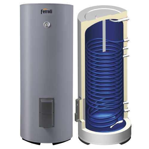Бойлеры косвенного нагрева Ferroli ECOUNIT N 100-1C (без возможности установки ТЭНа)