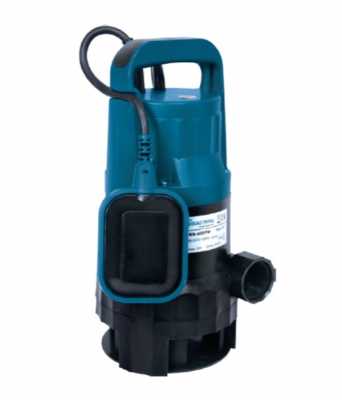 Насос дренажный EKS-400PW  0,4кВт, 220V/50Hz, MAX 5м 120л/мин, свобод.проход 35мм, корпус-пластик, с поплавковым выключателем, AQUASTRONG