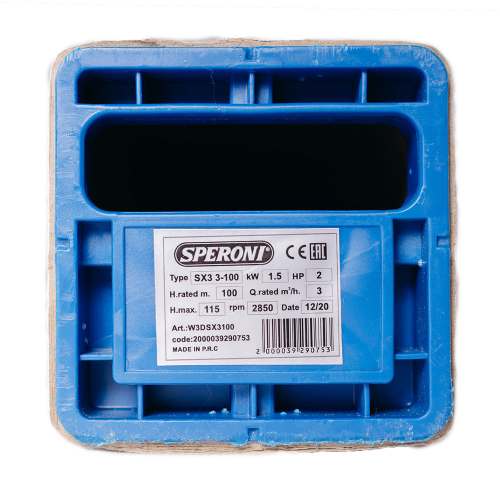 Скважинный насос SX3 3-100 TITANIO 3",  тм SPERONI, 1,5kW