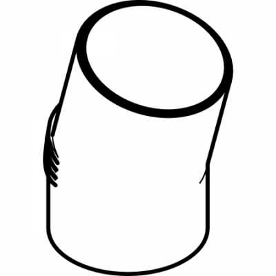 Отвод Silent-db20: 15°, d=110мм, Geberit