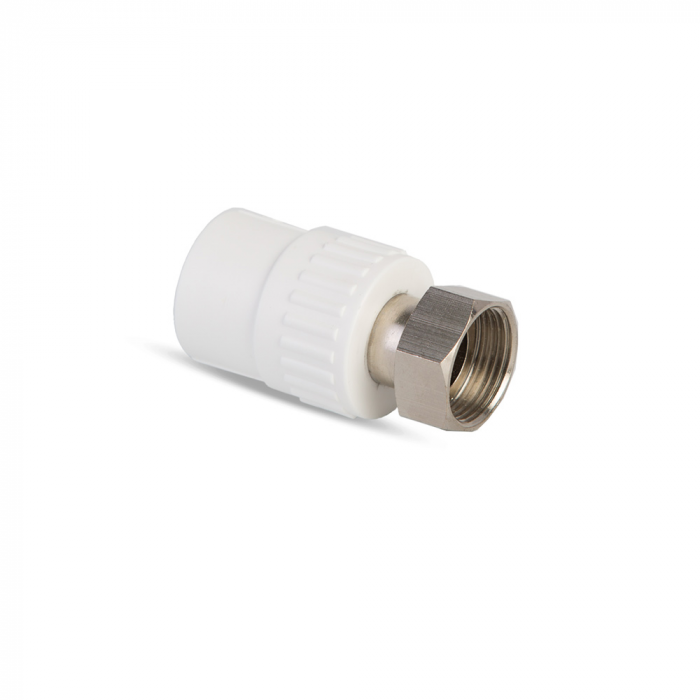 Муфта PPR с накидной гайкой 20 х 1/2" (Lammin) 210/30
