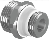 Usystems ниппель переходной Smart Radi G3/4"НР-G1/2"НР Евроконус (с уплотнением) '10Ф