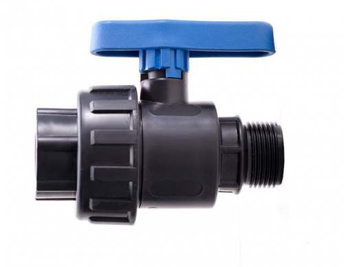 Кран для ПНД труб НВ  3/4" (Lammin) 180/10